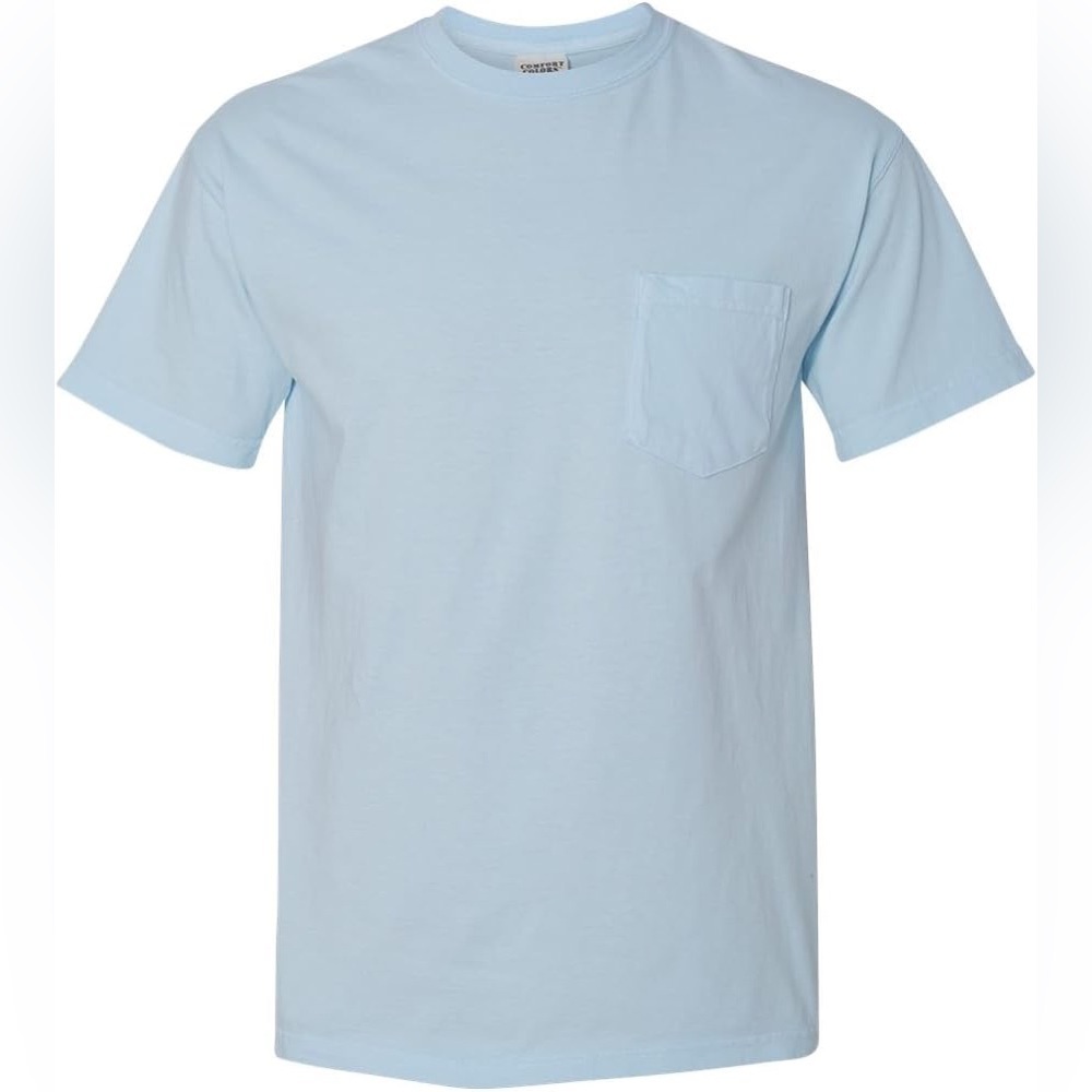 Comfort Colors Chambray Pocket Tee